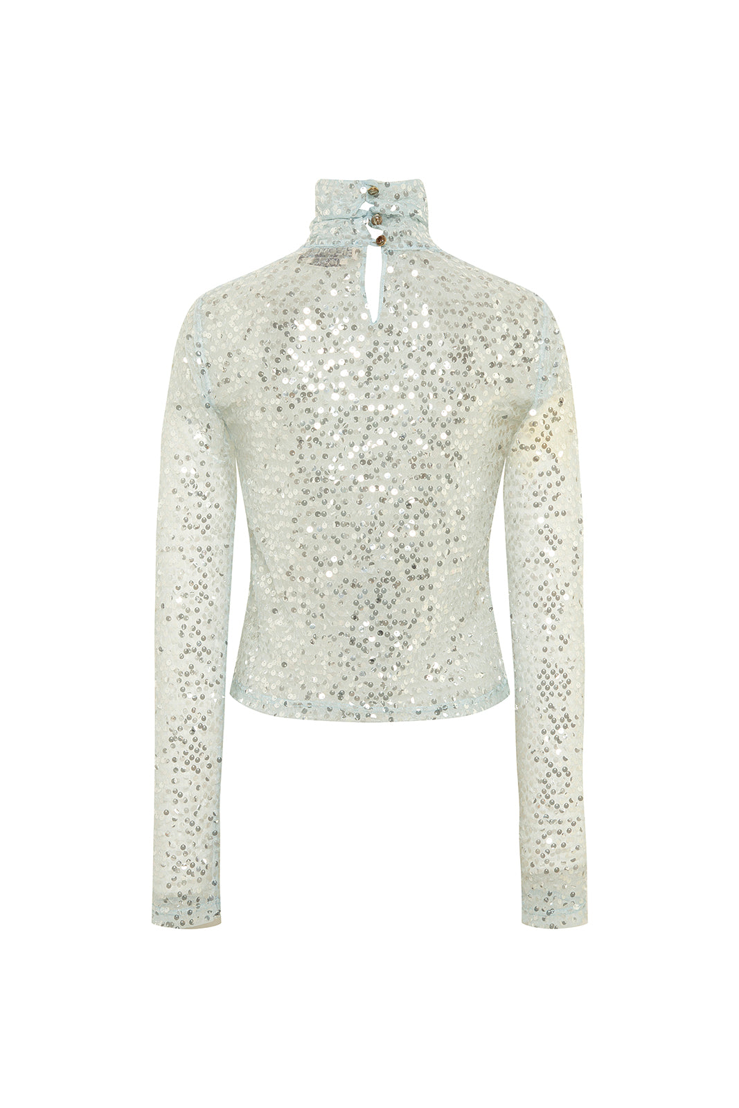 CODY - Sequin turtle neck top