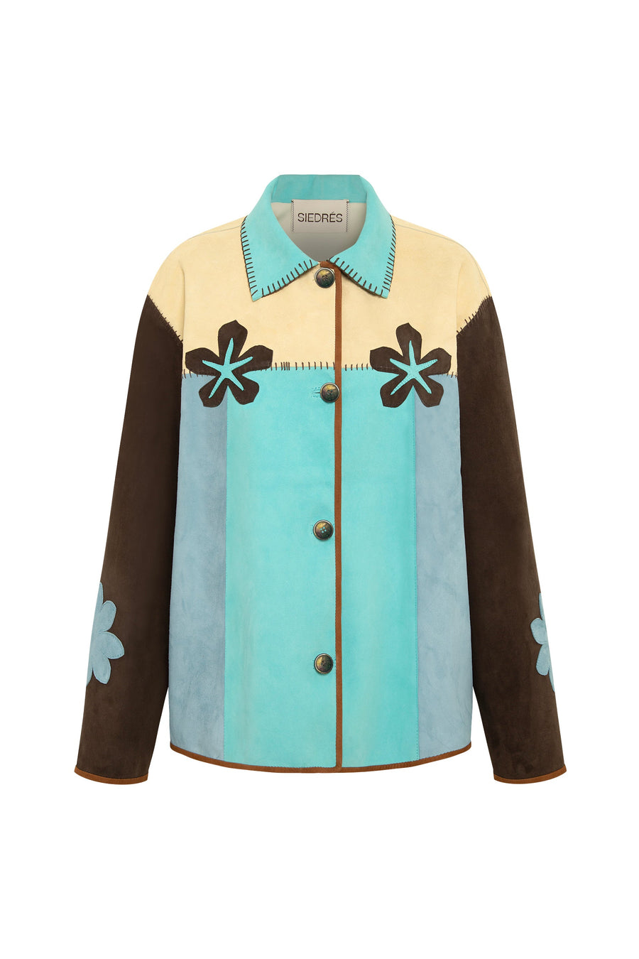 FLORY - Embroidered multi-color jacket