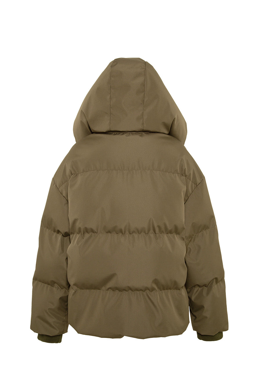 SITA - Tie detailed hooded puffer jacket
