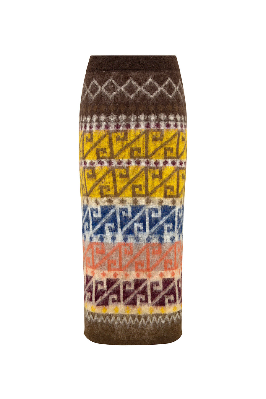 ESTA - Striped knit pencil skirt