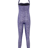NETI - Sequin halter neck jumpsuit