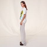 SELY - Textured low-rise pants